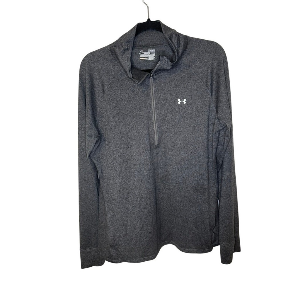 Under Armour AllSeasonGear Long Sleeve Semi Fitted Pullover Gray XL